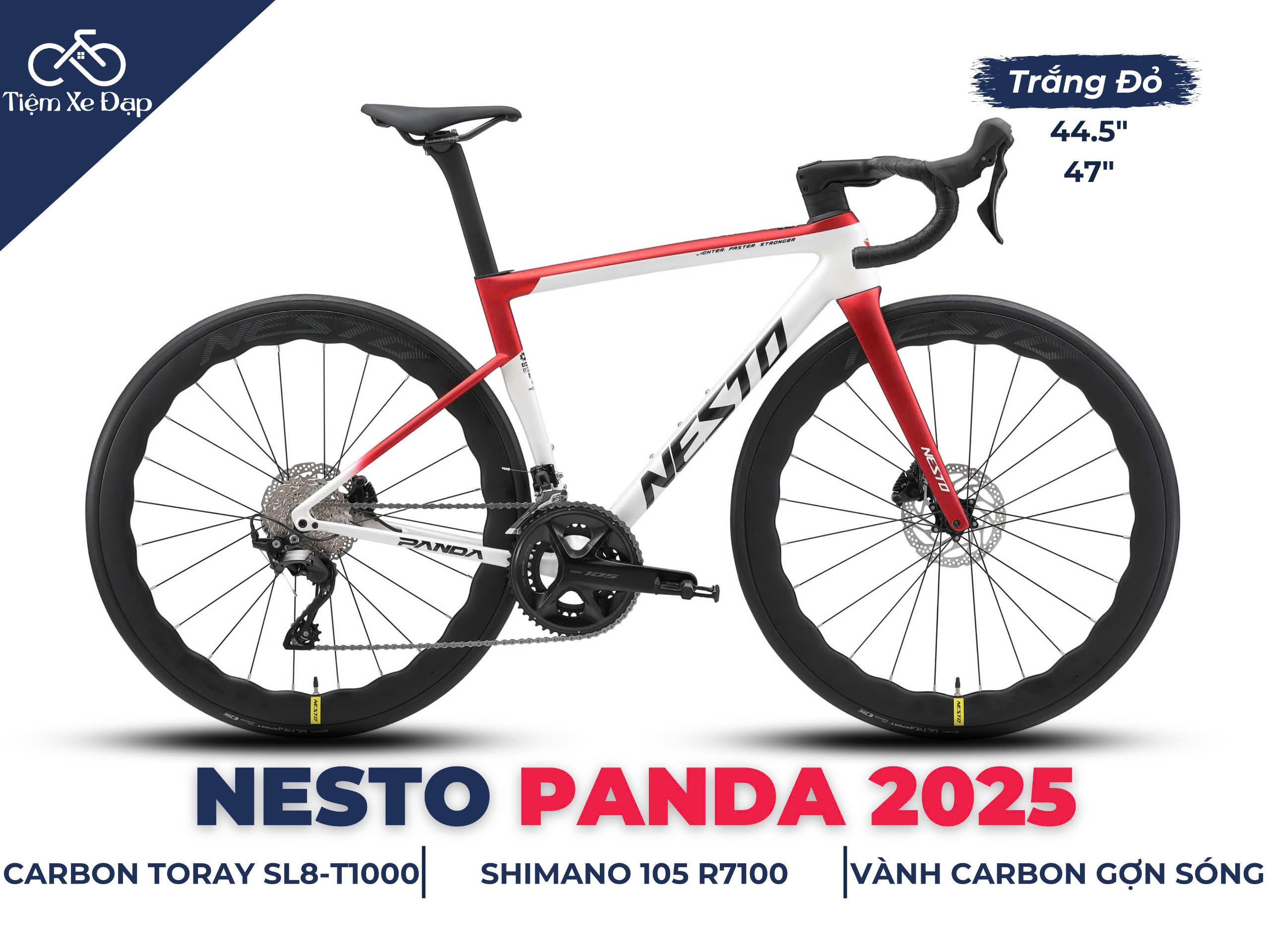xe-dap-dua-nesto-panda-2025-mau-trang-do